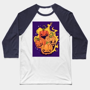 horror pumpkin halloween Celebration Baseball T-Shirt